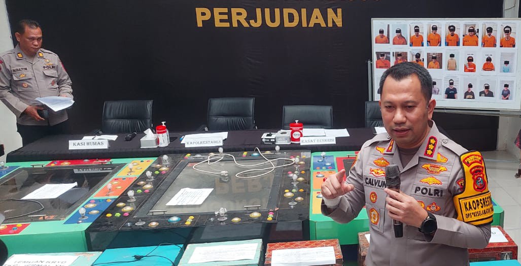 Bravo!!!... Polrestabes Medan Bongkar 33 Kasus Judi, 62 Tersangka Diringkus