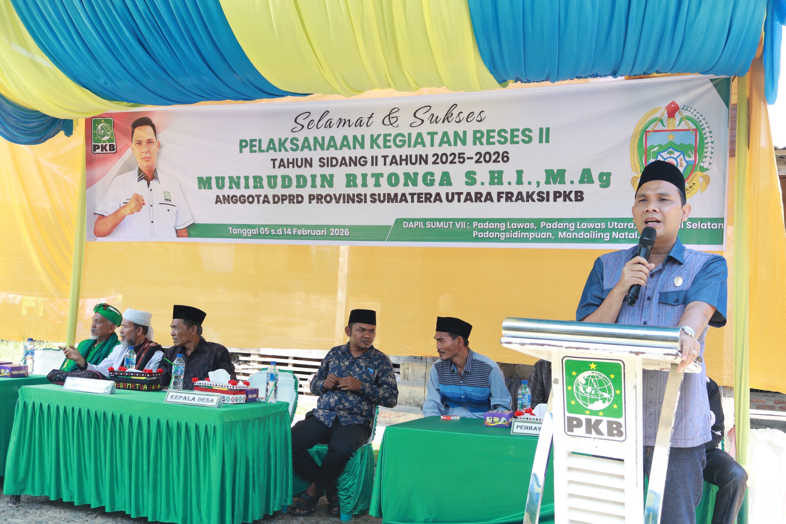 Reses DPRD Sumut di Padang Baruas, Muniruddin Ritonga Serap Aspirasi Pembangunan Infrastruktur