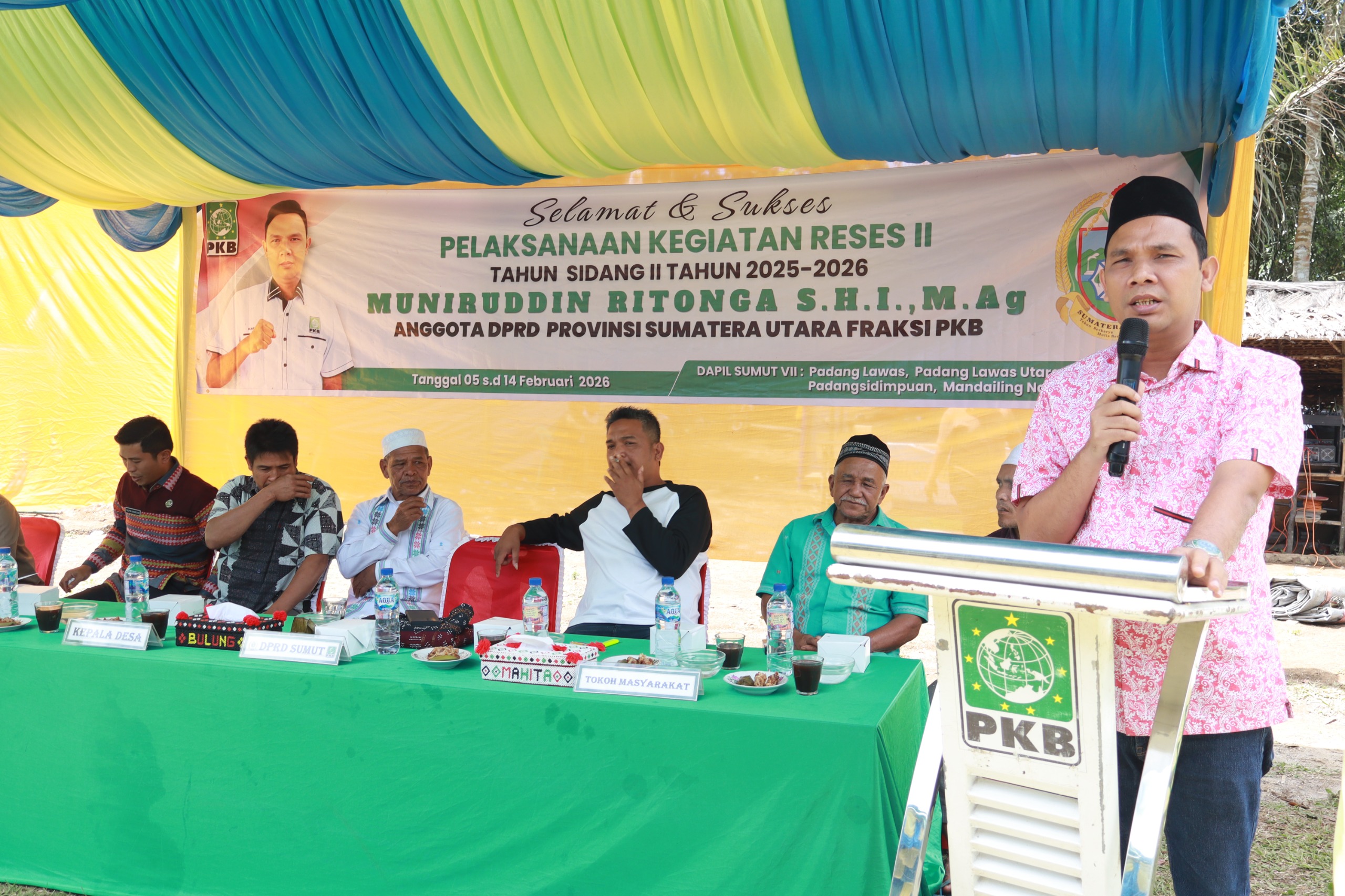 ‎Muniruddin Ritonga Serap Aspirasi Warga Natambang Roccitan dalam Reses II DPRD Sumut ‎