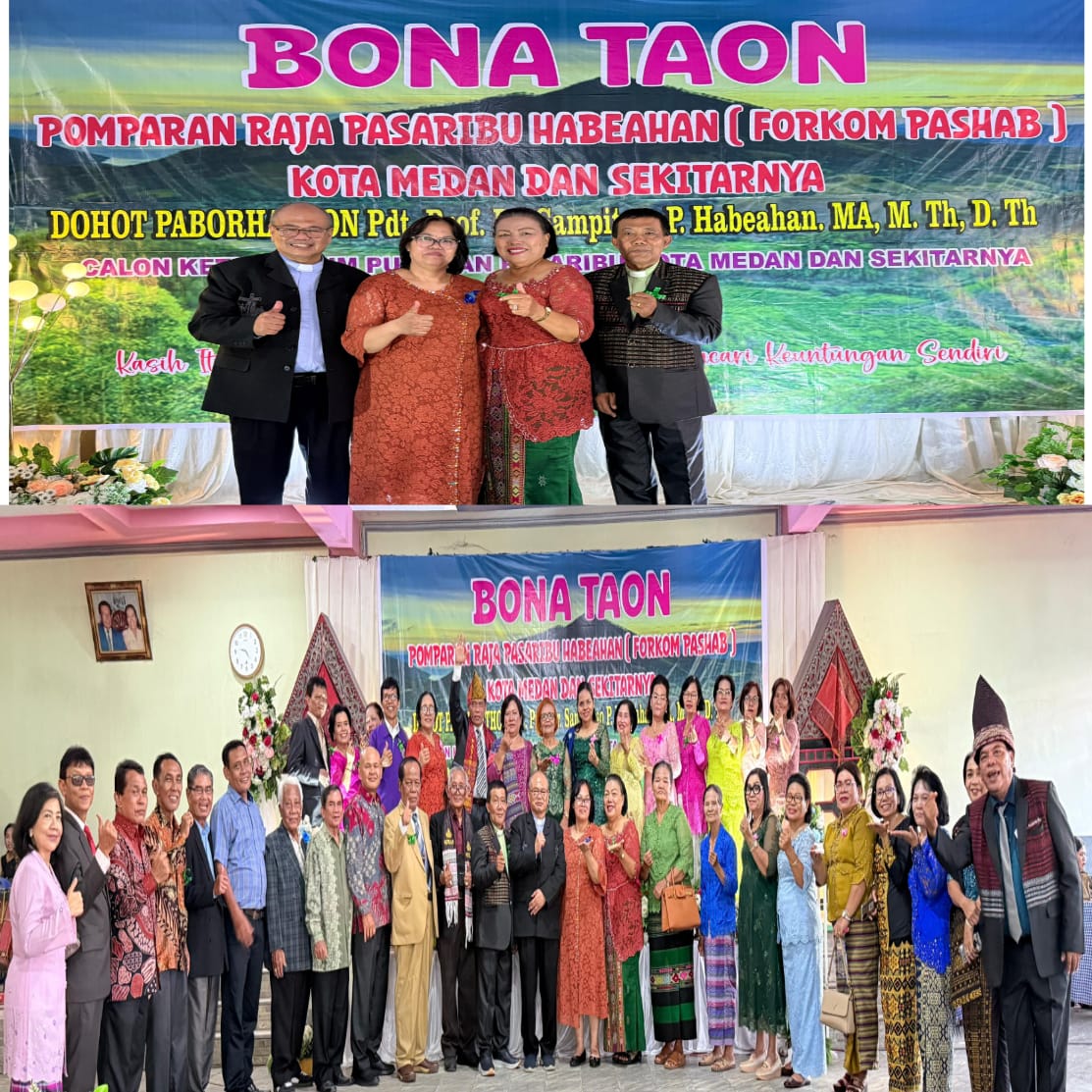 ‎Pesta Bona Taon Pomparan Si Raja Habeahan Dohot Boruna Penuh Sukacita, Sekaligus Pemberangkatan Pengurus ke Kota Medan ‎