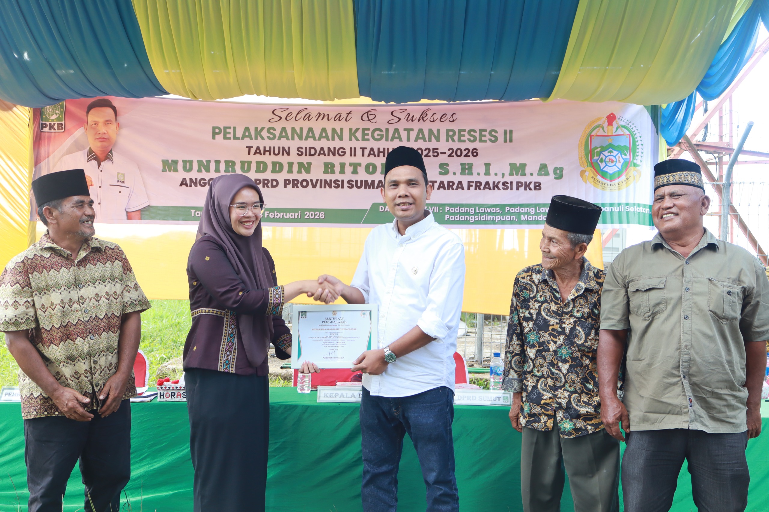 ‎Muniruddin Ritonga Serap Aspirasi Masyarakat Soal Jalan, Irigasi, dan BPJS di Tapanuli Selatan ‎