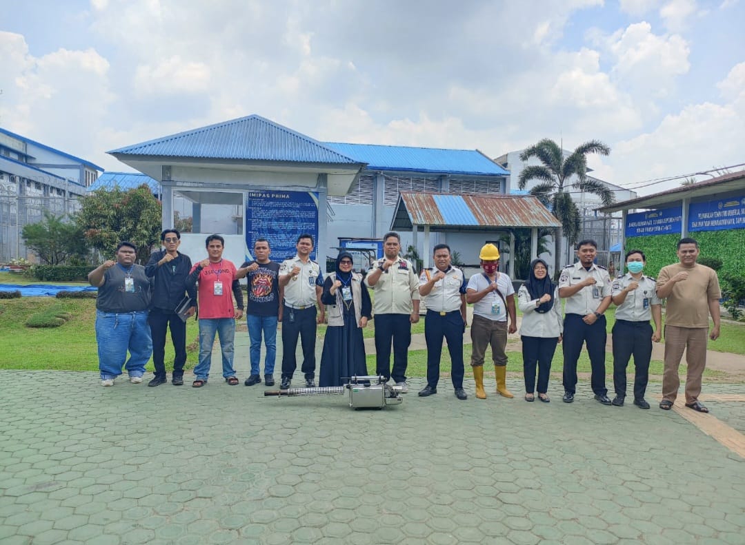 Lapas Kelas IIA Binjai Laksanakan Fogging, Perkuat Pencegahan DBD di Lingkungan Hunian Warga Binaan