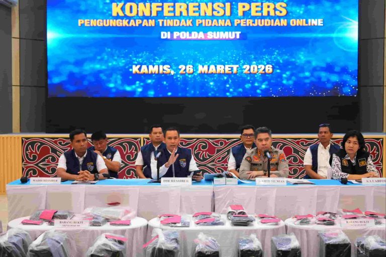 Terungkap!!! Judi Online di Jantung Kota Medan Raup Miliaran, 19 Tersangka Diamankan ‎