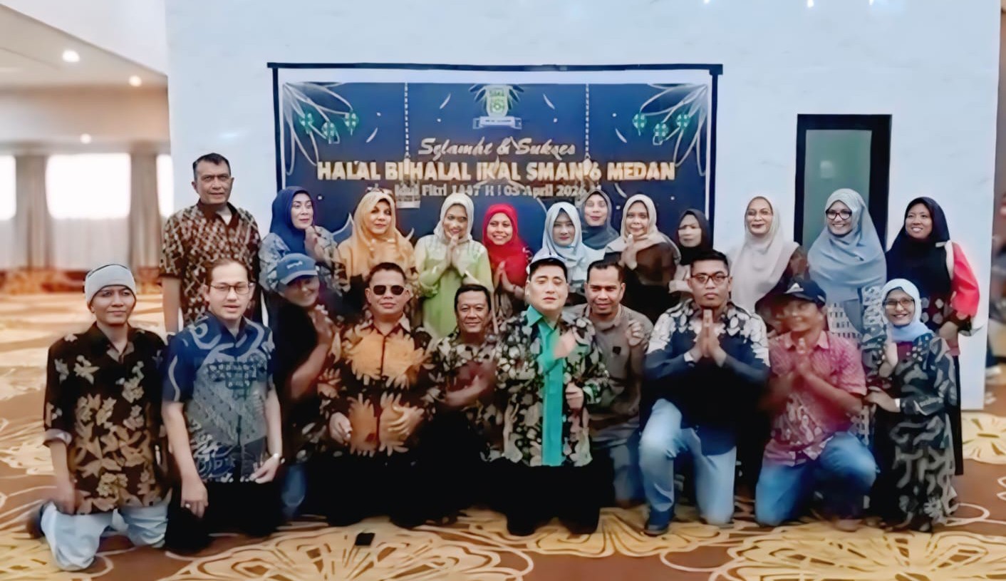 Halal Bi Halal IKAL SMA Negeri 6 Medan 2026 Berlangsung Sukses dan Penuh Kekeluargaan
