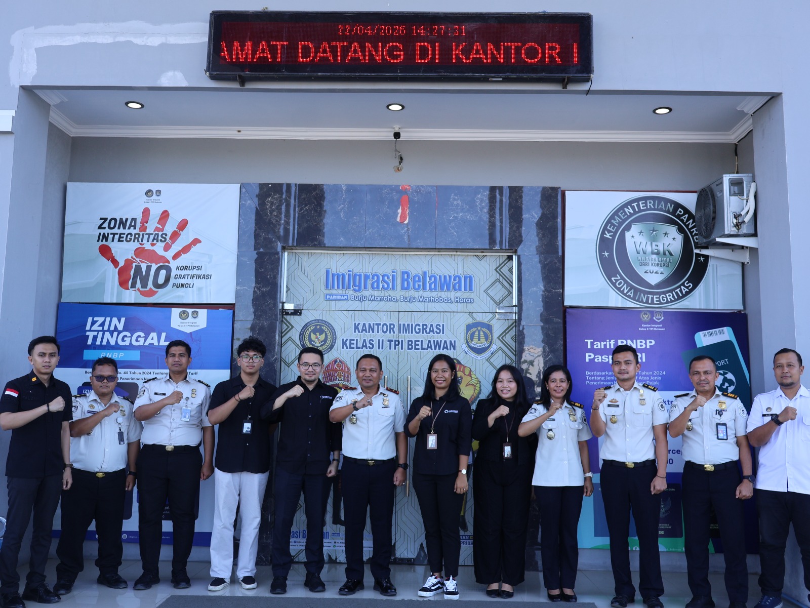 Imigrasi Kelas II TPI Belawan Terima Kunjungan Ombudsman RI Sumut, Perkuat Pengawasan Pelayanan Publik