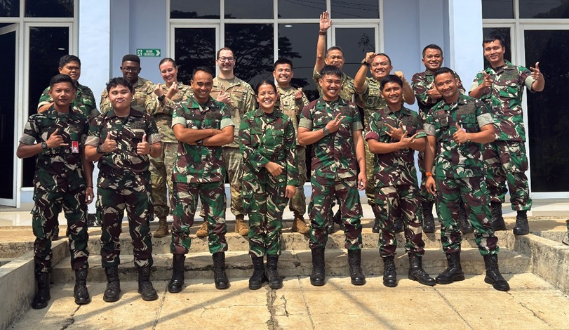 Pelatihan Bersama Antara Prajurit TNI AU Dengan Personel US Air Force