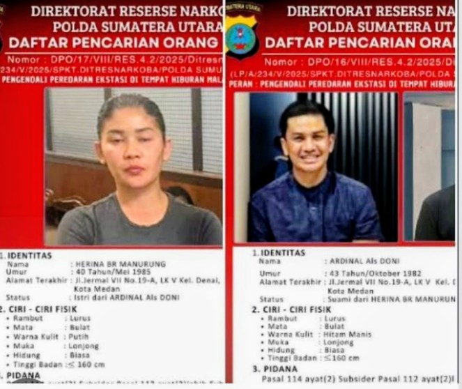 Diburu Kasus Narkoba, Pasutri Pemilik KTV Dragon Akhirnya Diciduk di Jogyakarta