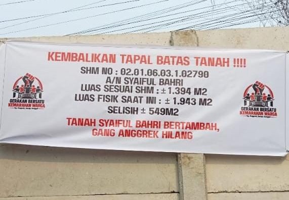 ‎Kuasa Hukum Warga Gang Anggrek Medan Soroti Selisih Luas SHM 549 Meter Persegi, Desak ATR/BPN Buka Data