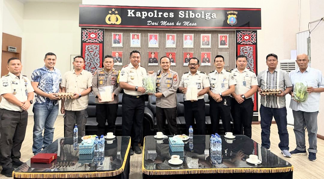 Perkuat Sinergi Antar-APH, Kalapas Sibolga Kunjungi Polres Sibolga